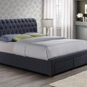 Valentino 2 Drawer Fabric Bed