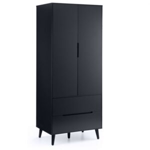 Alicia 2 Door Wardrobe Anthracite