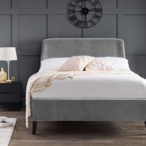 Frida Curved Velvet Bed